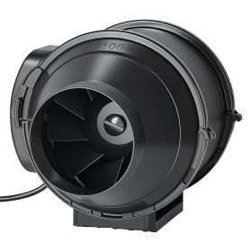 Inline Duct Fan, 4 in Quiet Inline Exhaust Fan, 180 CFM Powerful AC-Motor Ventilation Fans for Cooling Booster, High Air Flow