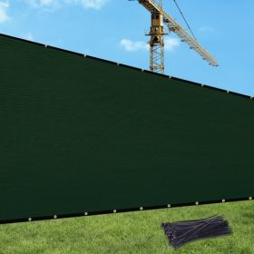 5'X50' Dark Green HDPE Fence (Option: Defaulttitle)